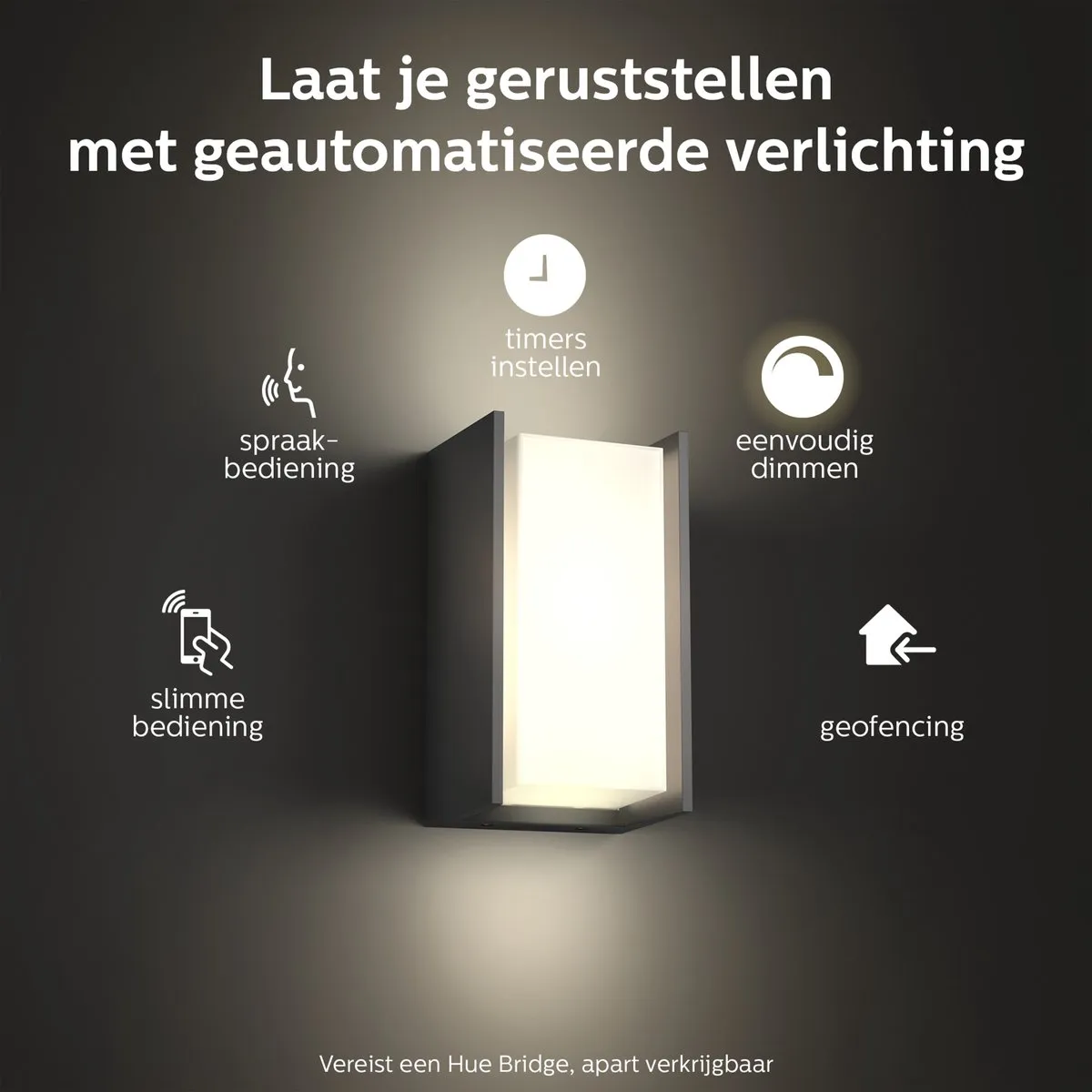 Philips Hue Turaco Muurlamp Warmwit - Zwart
