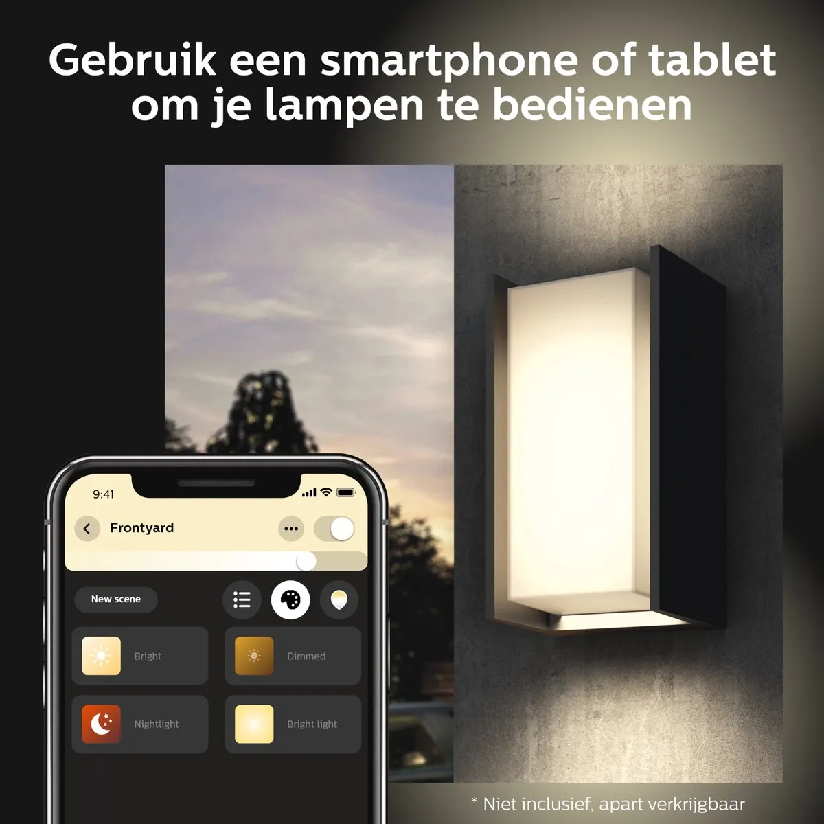 Philips Hue Turaco Muurlamp Warmwit - Zwart