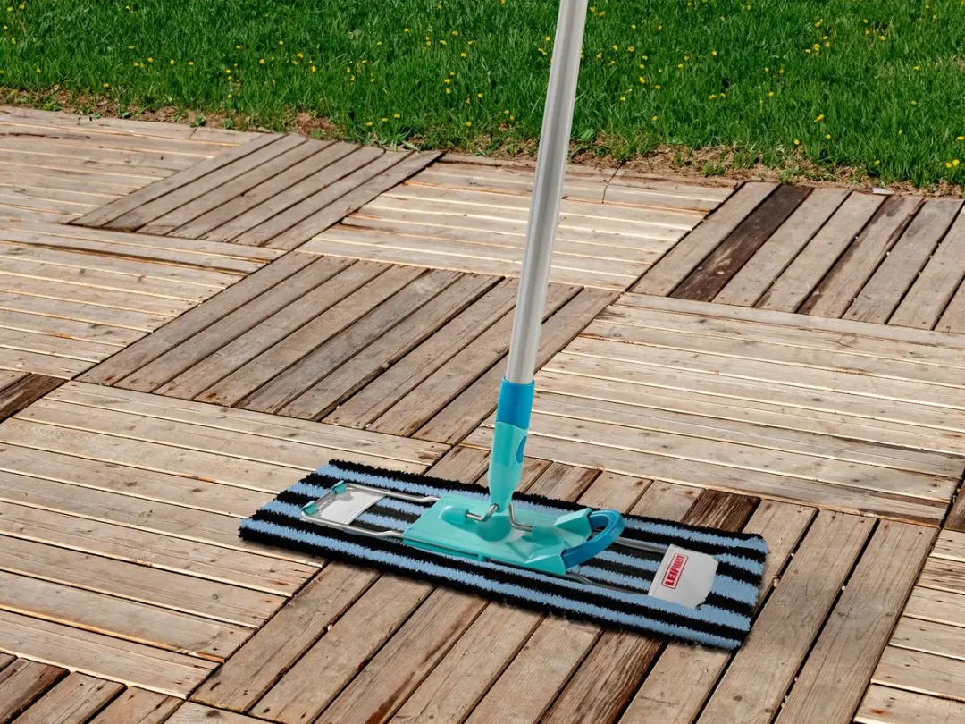 Leifheit Profi XL Vloerwisserovertrek 42cm - 2 Stuks - Blauw/Zwart