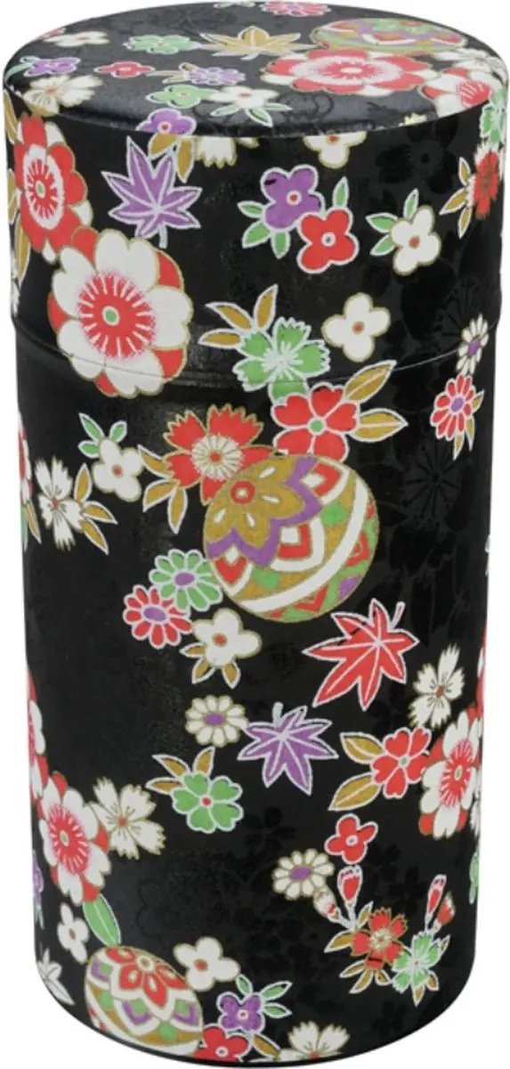 Tokyo Design Studio Theeblik Zwarte Bloemen