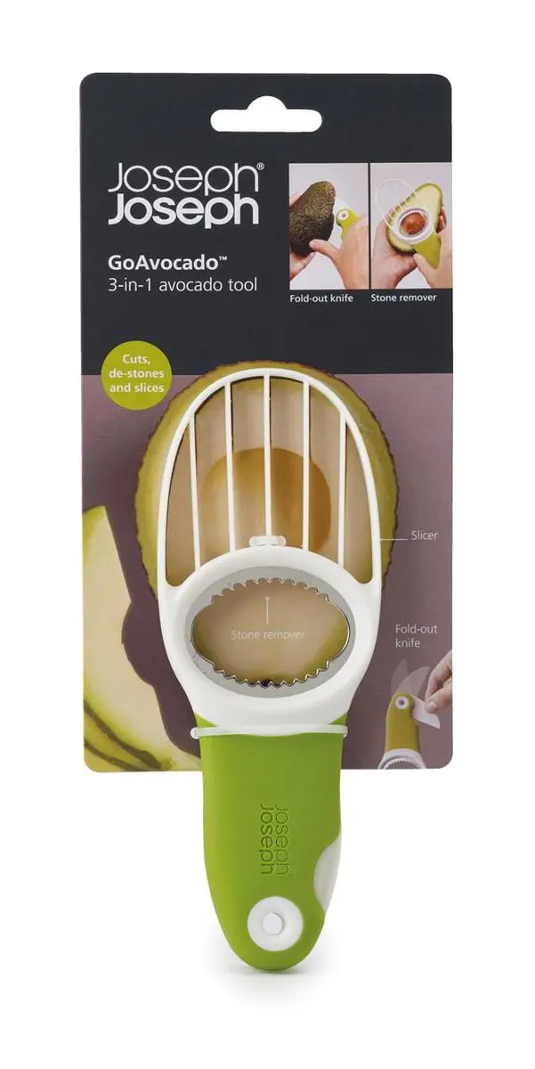 Joseph Joseph Avocadosnijder 3-in-1 - Wit/Groen