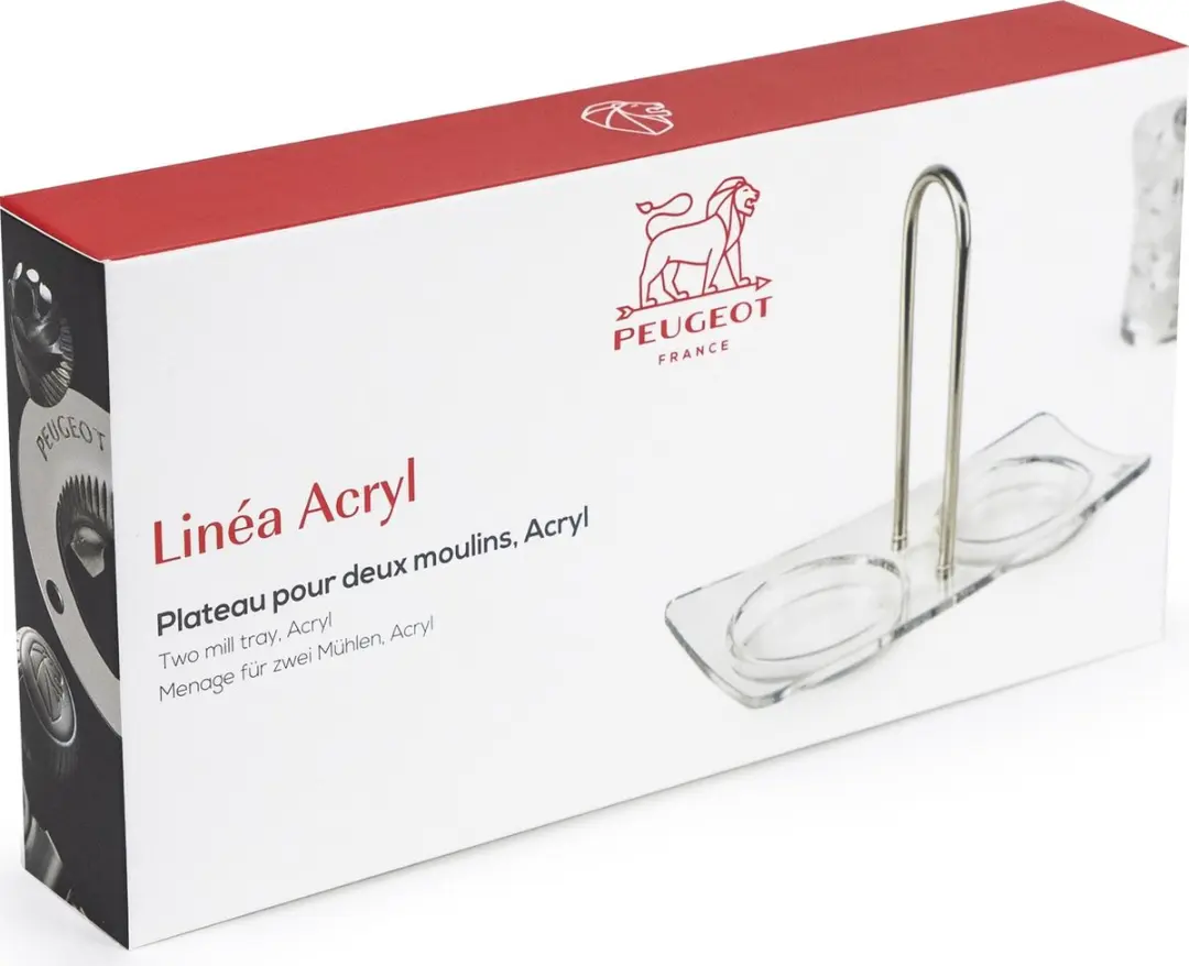 Peugeot Linea Peper- en Zoutmolenhouder 15cm - Transparant