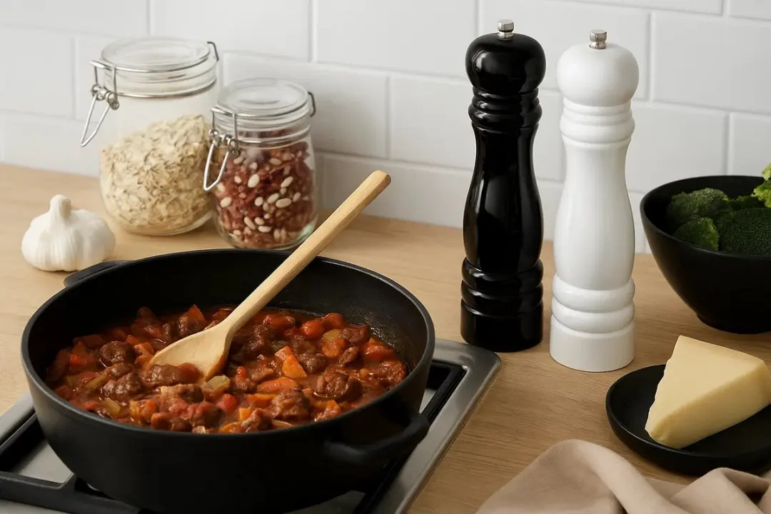 Cookinglife Pepermolen Rocca Zwart Glanzend 21.5cm