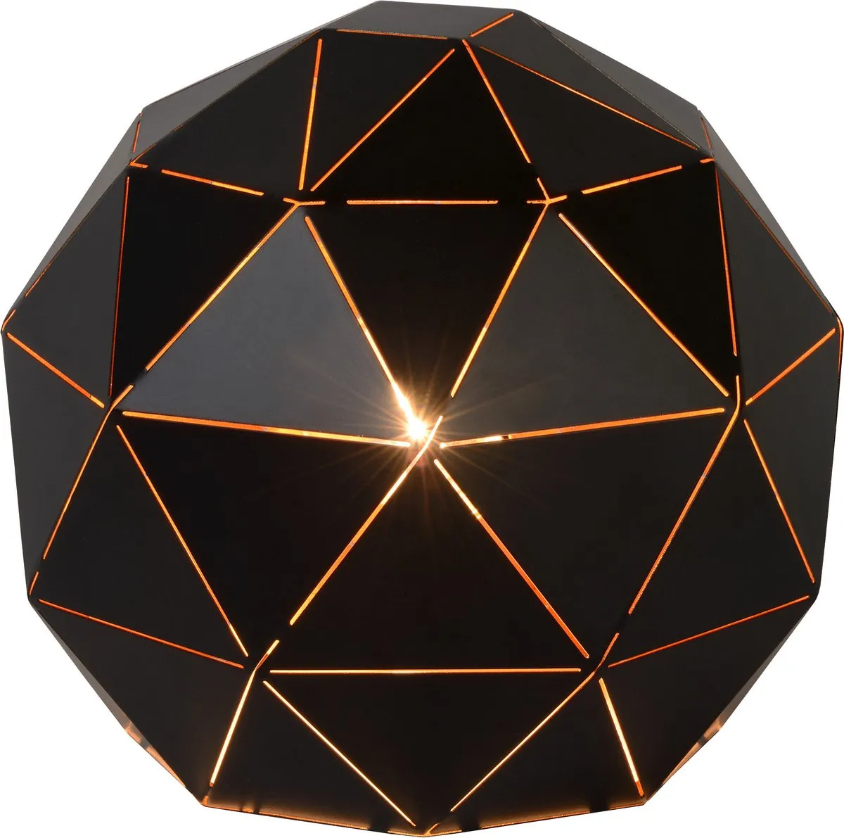 Lucide Otona Tafellamp Ø25cm - 1xE27 - Zwart