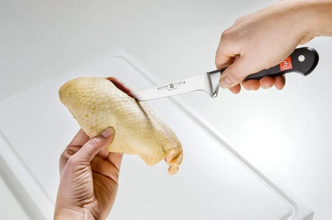 Wüsthof Classic Uitbeenmes 16cm - Chroom/Zwart