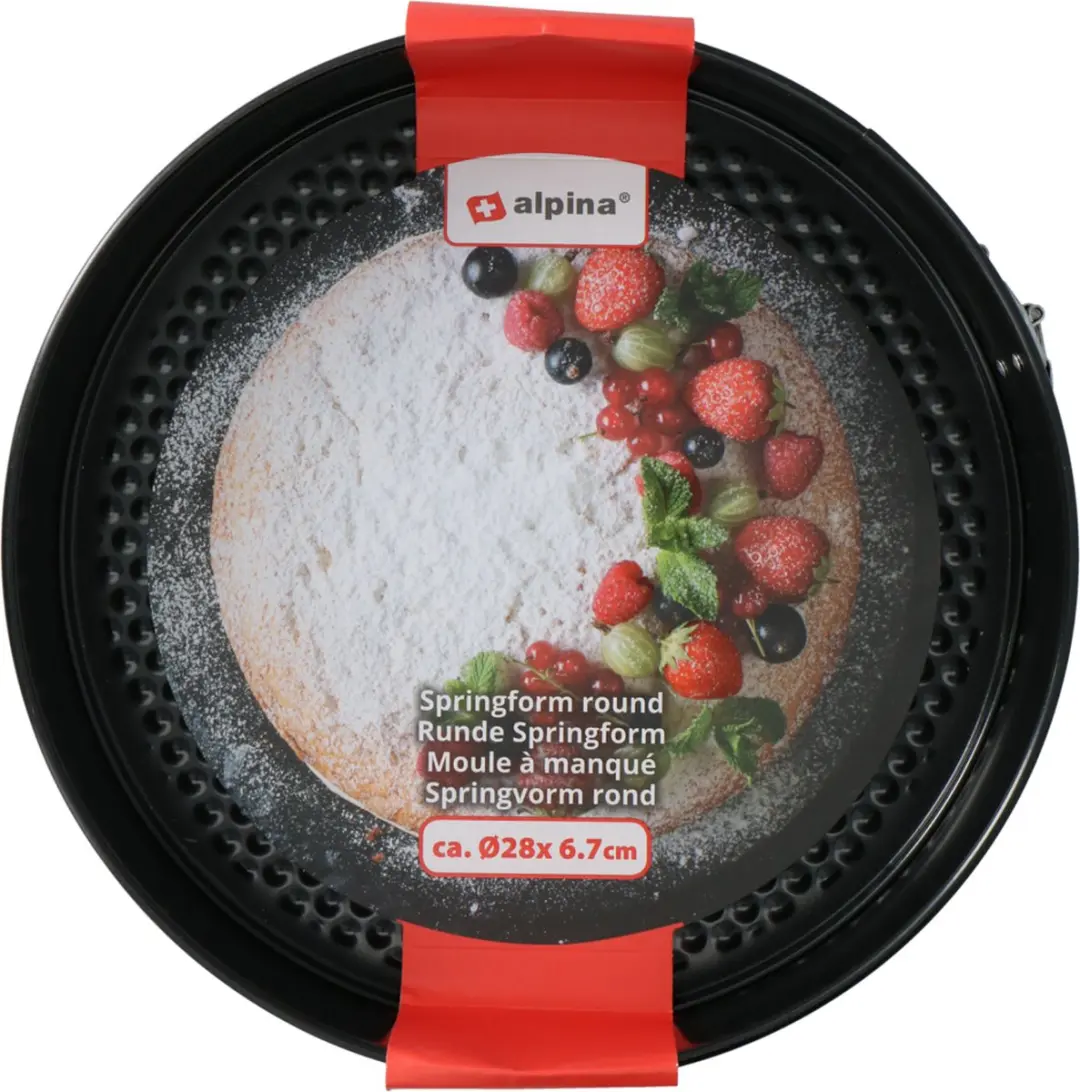 Alpina Springvorm Ø28cm Zwart