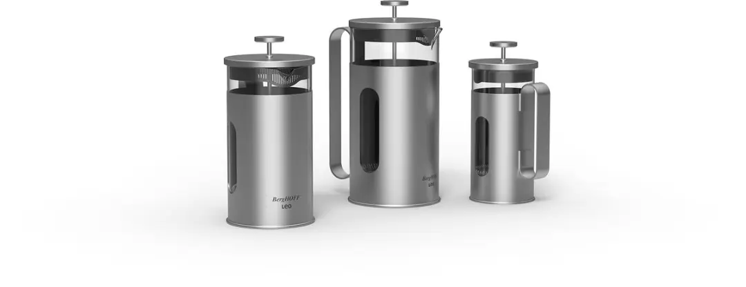 BergHOFF LEO Koffie- en theepers 0,35L Metaal - 2 Kopjes - afbeelding 4 van 4