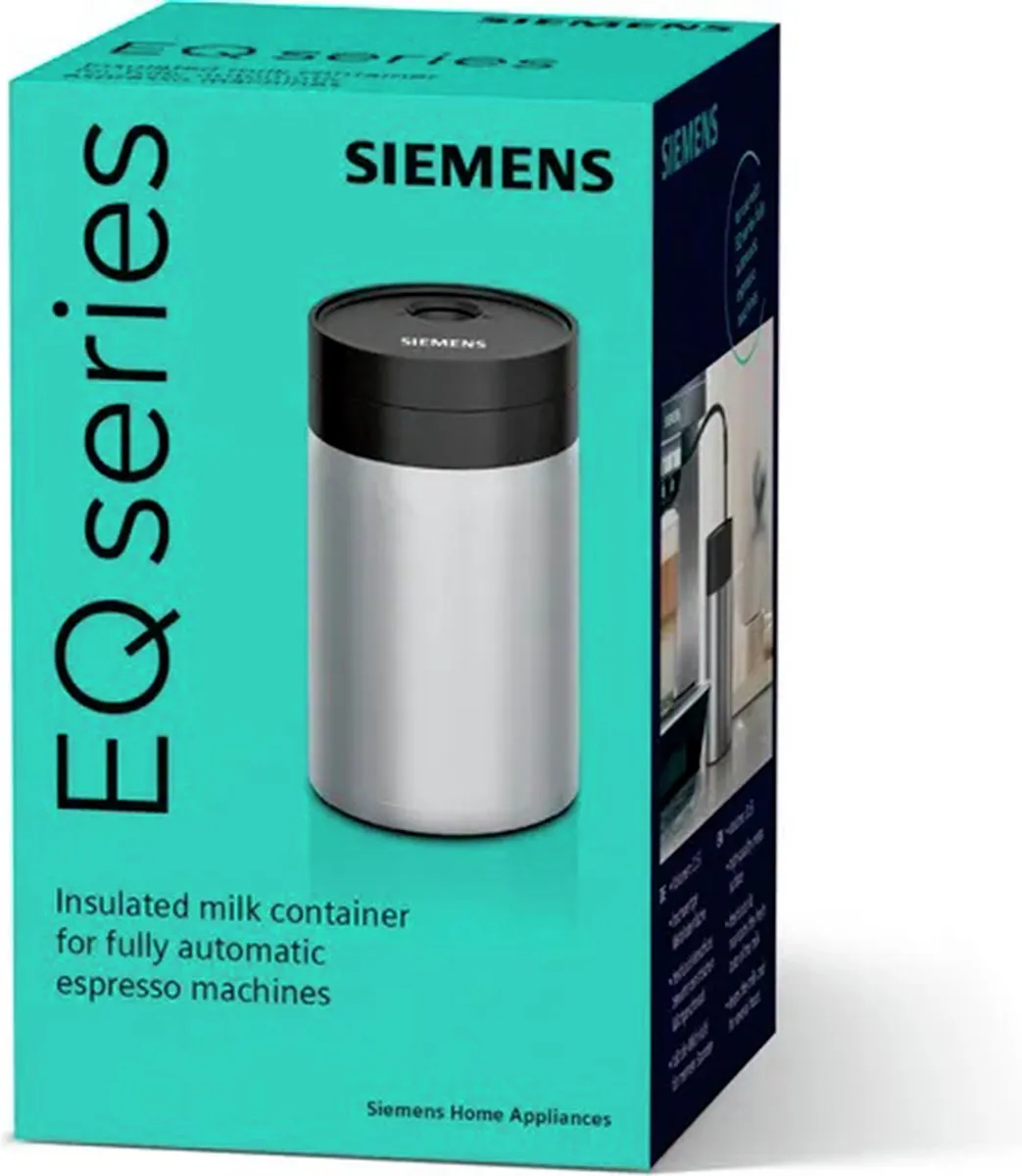 Siemens Récipient à lait 11003591 - Zilver/Zwart