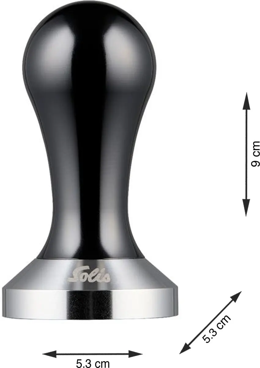 Solis Tamper 54mm - Zwart