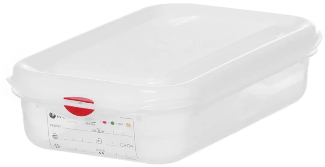 HENDI GN 1/4 Gastronormbak 1,8L - Transparant