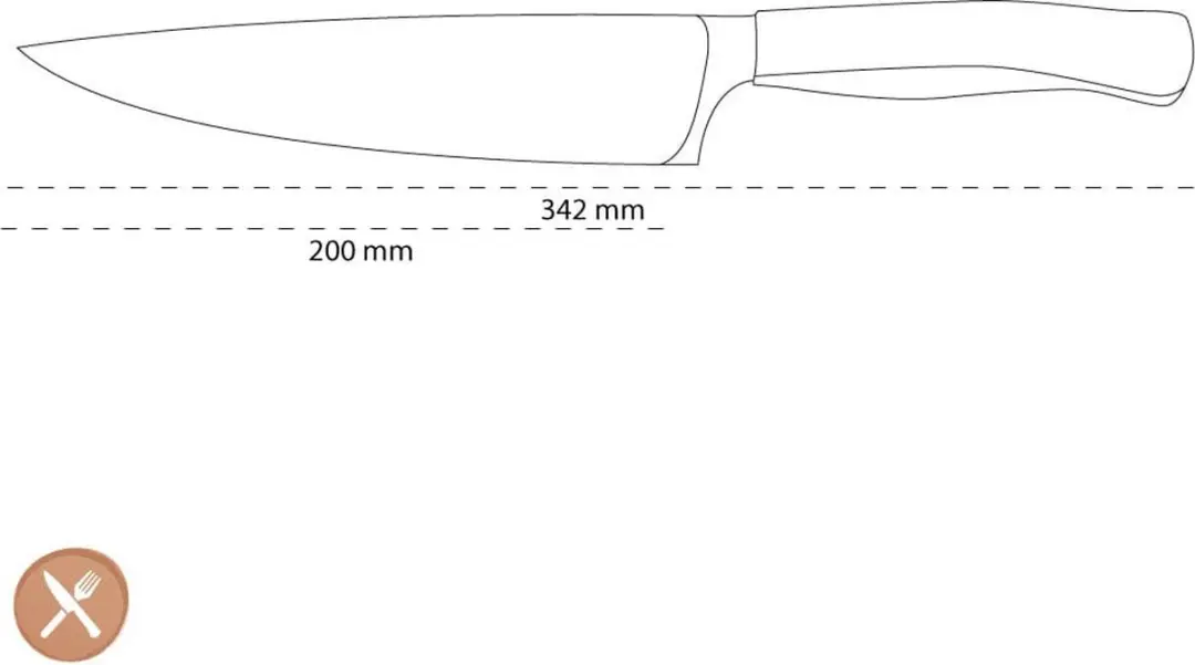 Wusthof Performer Koksmes 20cm - Zwart