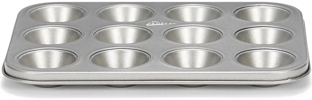 Patisse Mini Muffinvorm - 12 Muffins - Zilver/Grijs