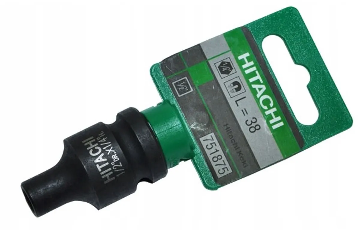 Hikoki Slagmoersleuteladapter 1/2" naar 1/4" met magneet - afbeelding 2 van 3
