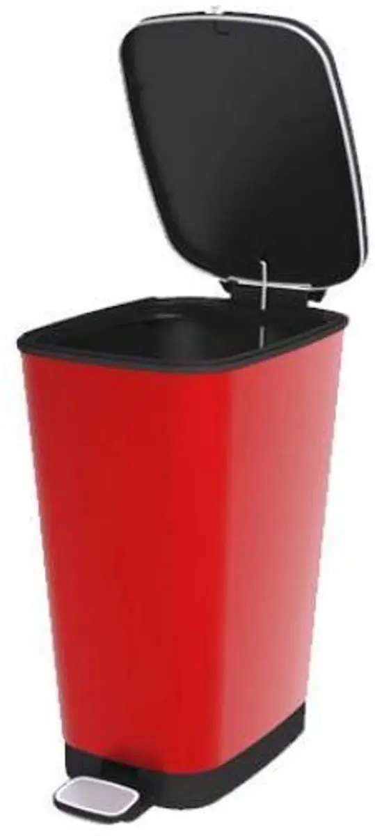 KIS Chic Bin Prullenbak 50L - Rood - Maat L