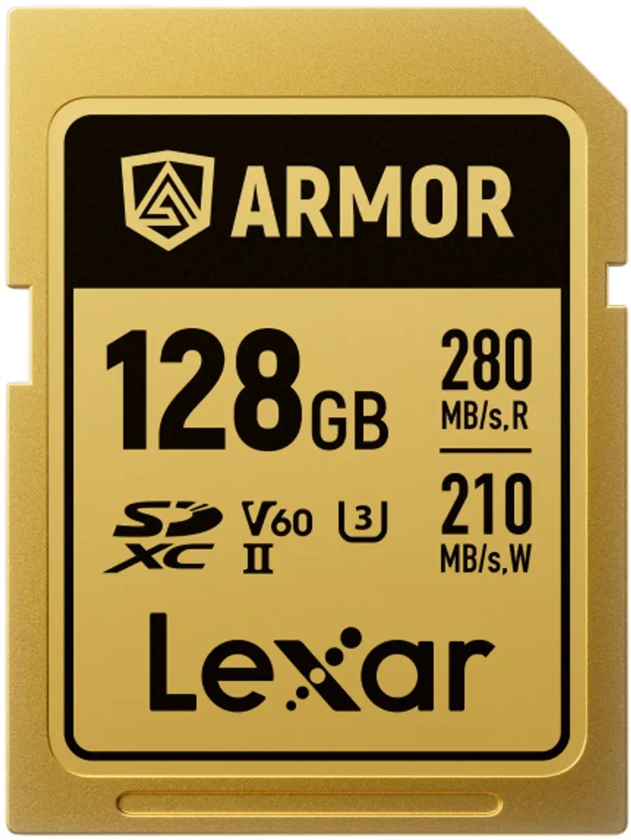 Lexar SDXC Pro Gold Series ARMOR UHS-II 128GB
