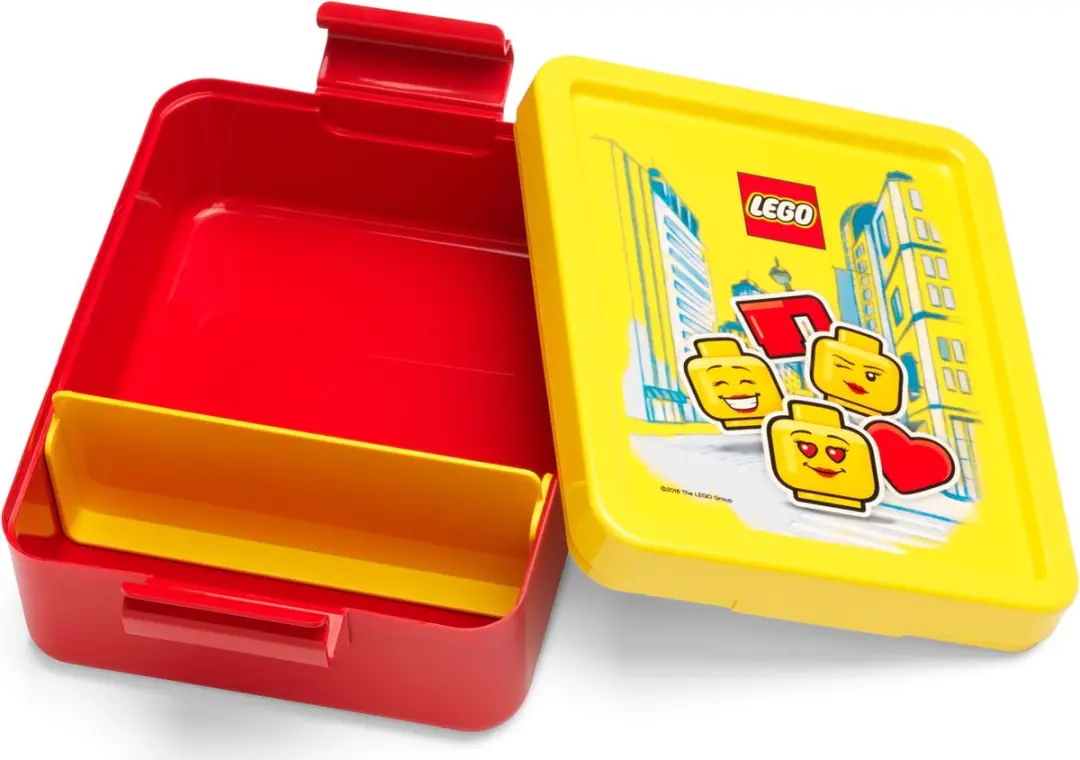 LEGO Iconic Girl Lunchbox - Rood - 2-delig