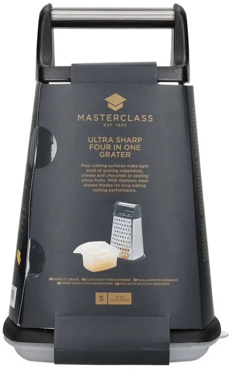 Masterclass Roestvrijstalen Doosrasp 5028250155993 - Zwart