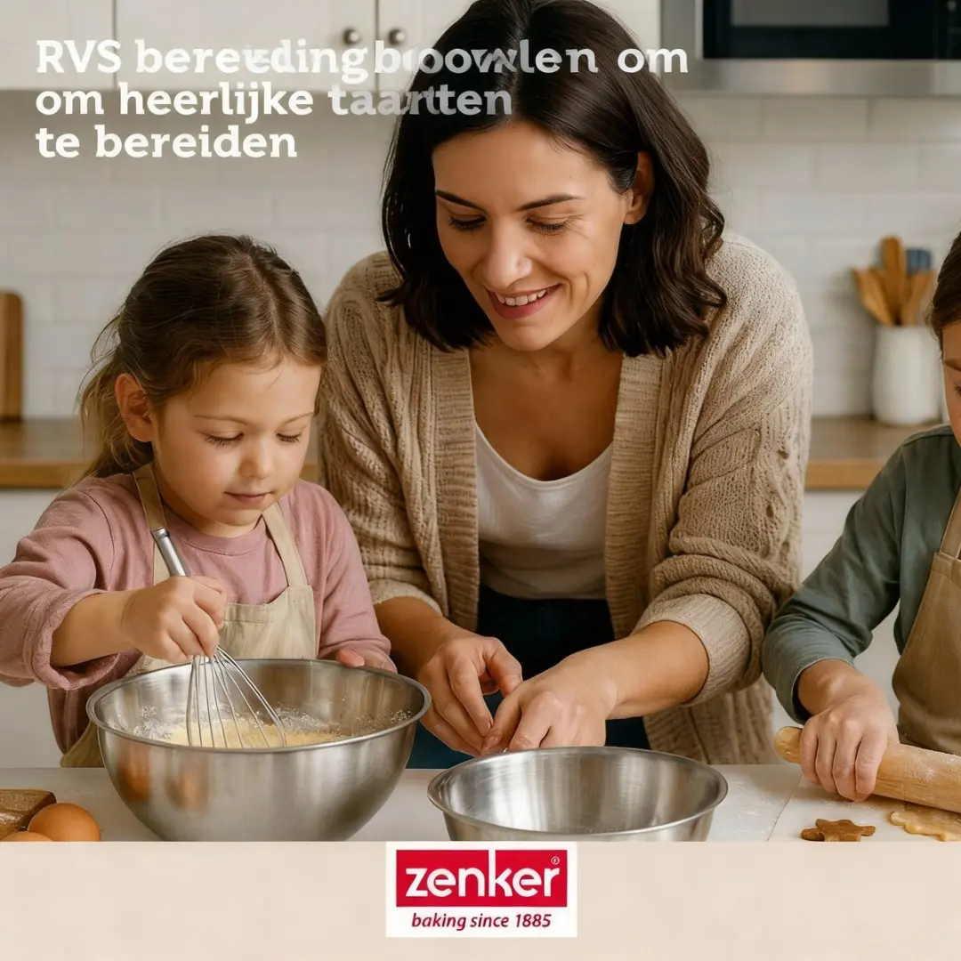 Zenker Bakkerset Mini Taartvorm 16cm - Zwart