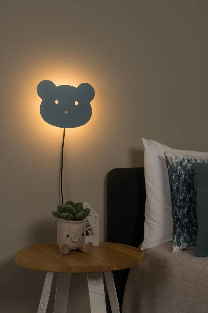 Lucide Charlie Wandlamp Kinderkamer LED 7W Blauw
