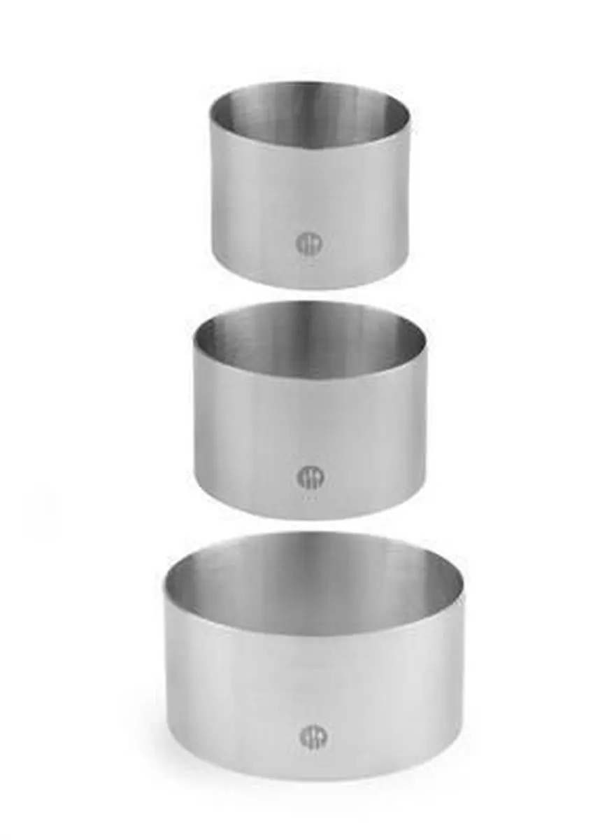 HENDI Ronde Voedselring Roestvrij Staal ø90x45mm