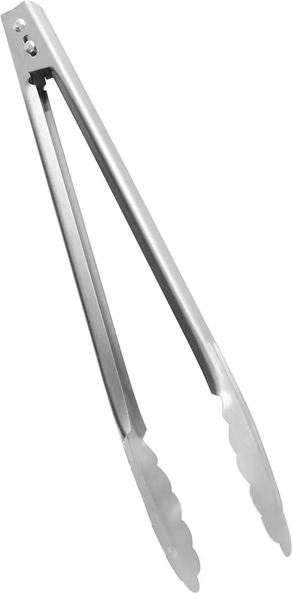 Fackelmann Multifunctionele Roestvrijstalen Tang 30cm - Grijs
