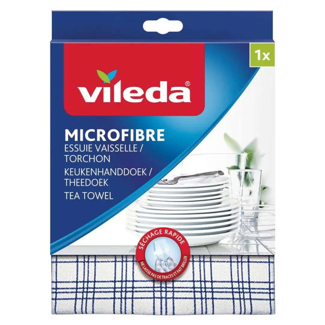 Vileda Microvezel Vaatdoek - 4 Stuks