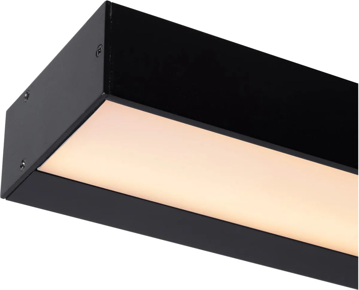 Lucide ALEXA Wandlamp Badkamer LED 8W IP44 - Zwart
