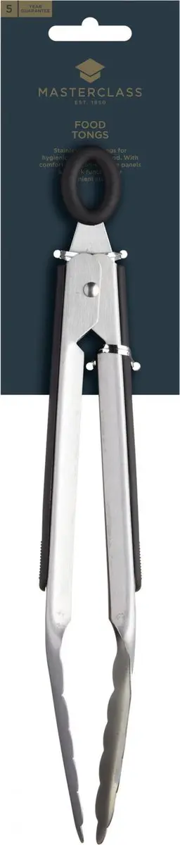 Masterclass MasterClass Deluxe Voedseltangen 23cm - Zilver