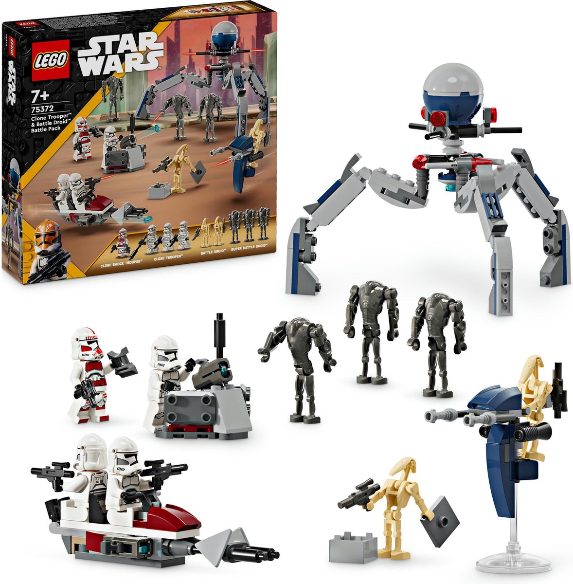 LEGO Star Wars Clone Trooper™ & Battle Droid™ Battle Pack - 75372