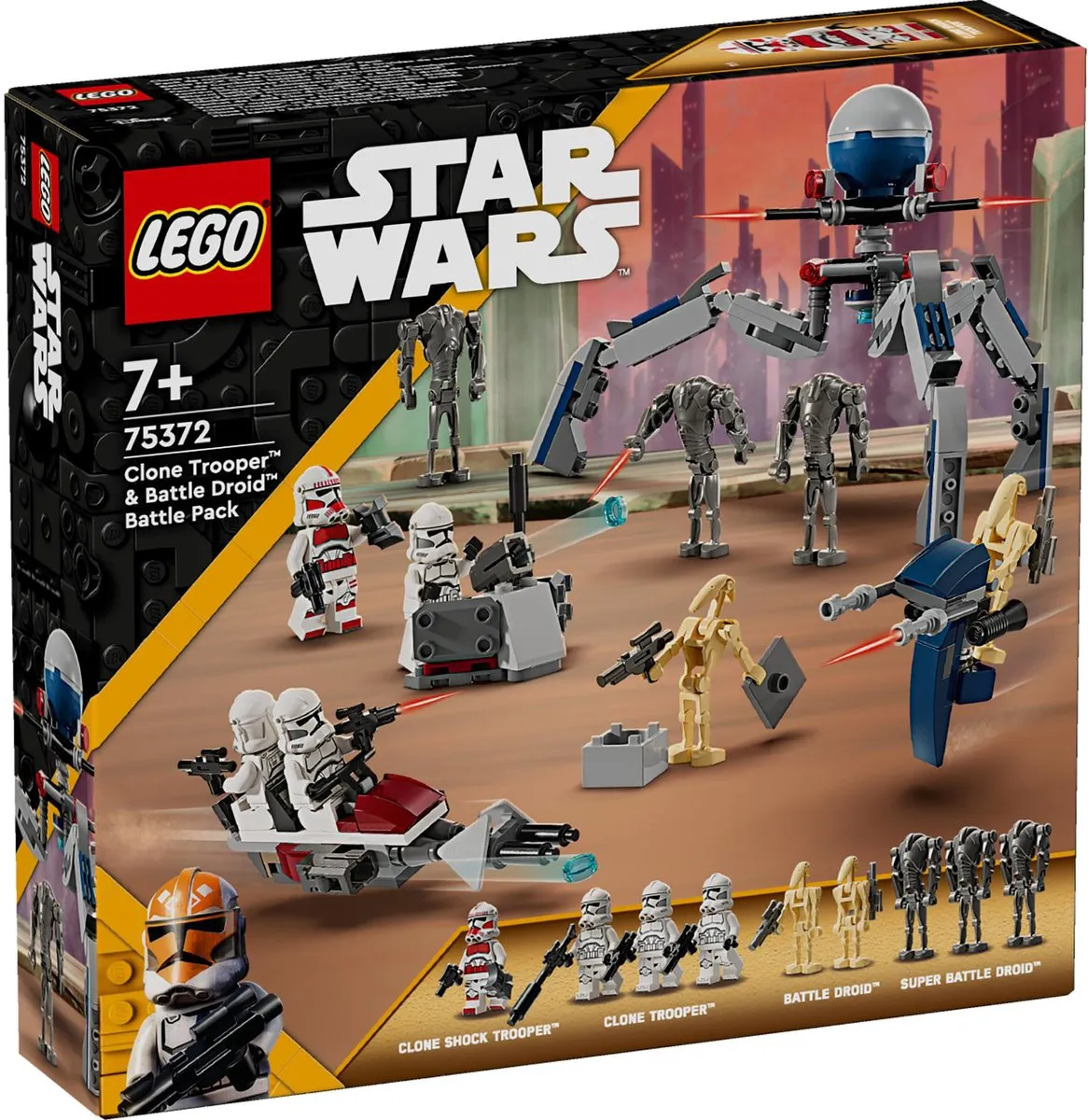 LEGO Star Wars Clone Trooper & Battle Droid Battle Pack 75372 - 9 Minifiguren