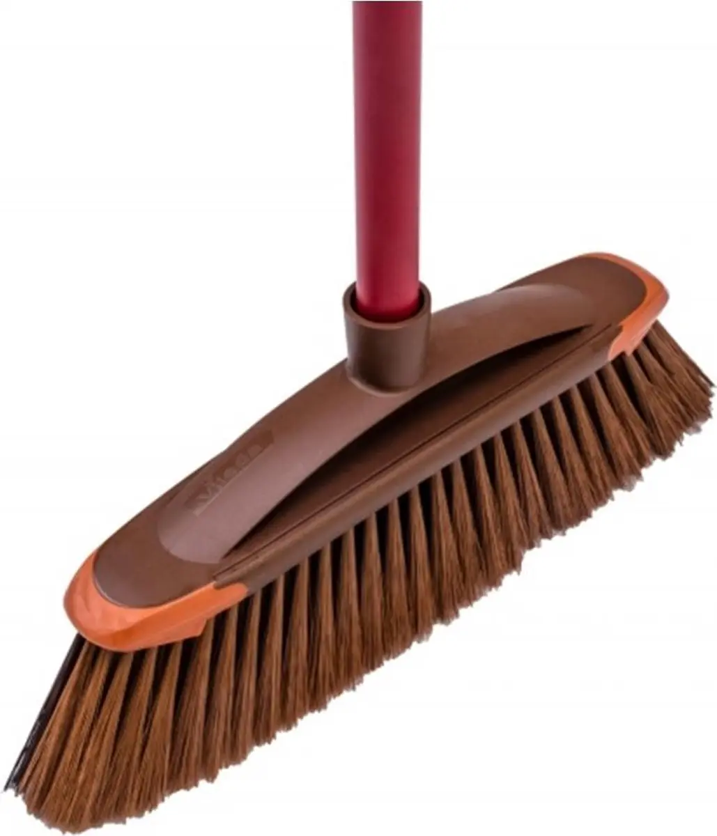 Vileda 2in1 Parketborstel 136082 - Rood