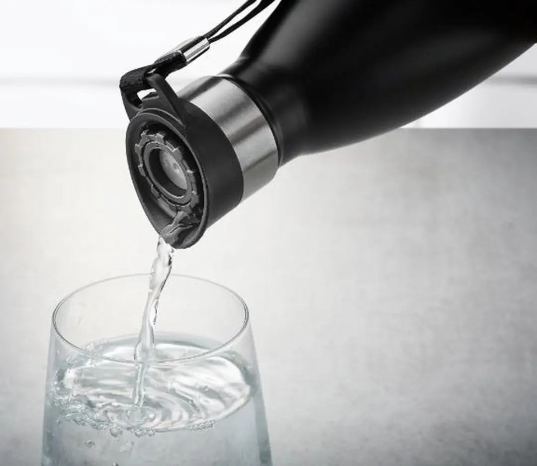 GEFU Olimpio Thermosfles 0,5L - Zwart