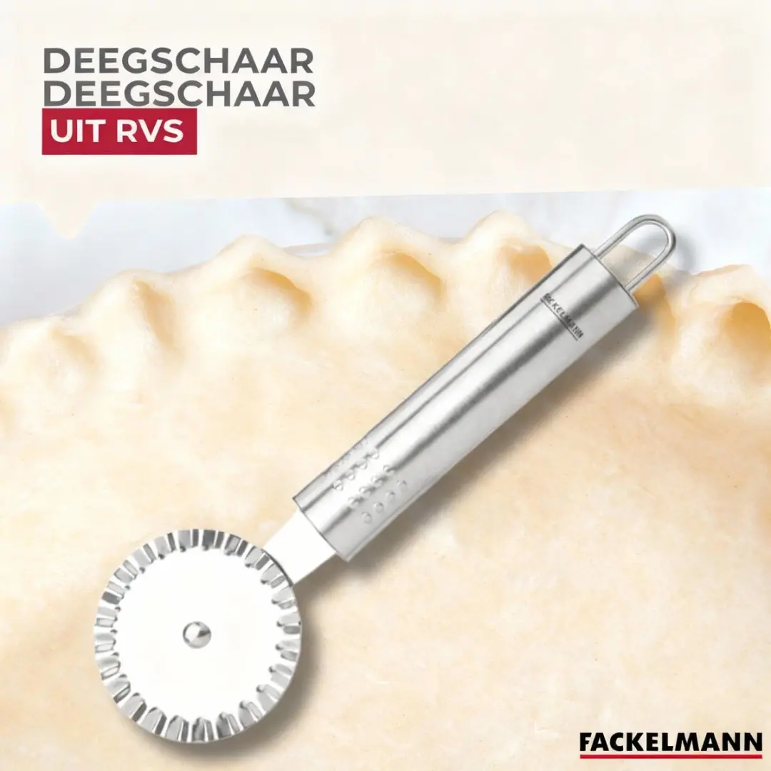 Fackelmann Deegsnijwiel 18cm - Grijs
