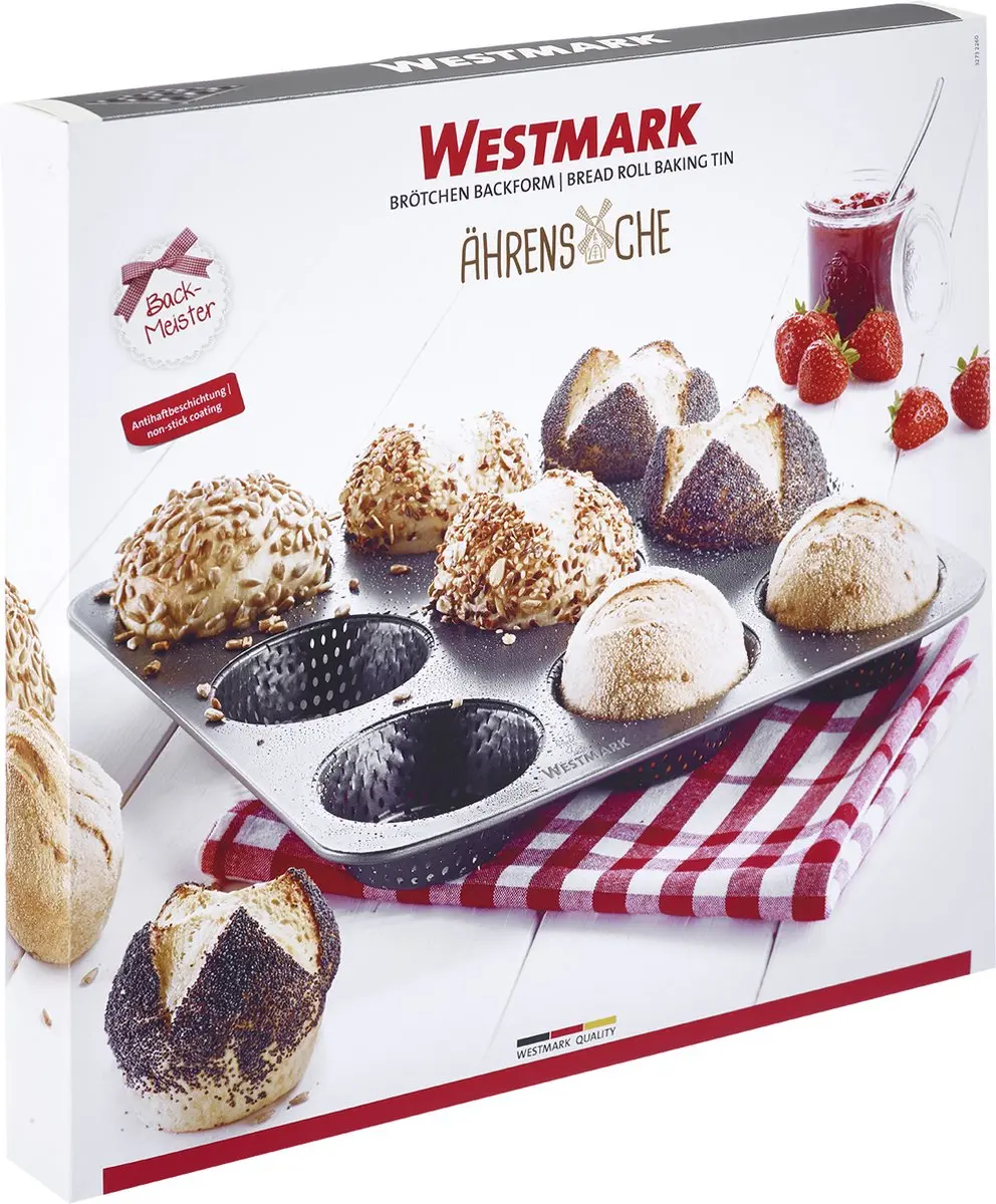 Westmark Broodjesbakvorm 9 Stuks Ø8,5cm - Antraciet