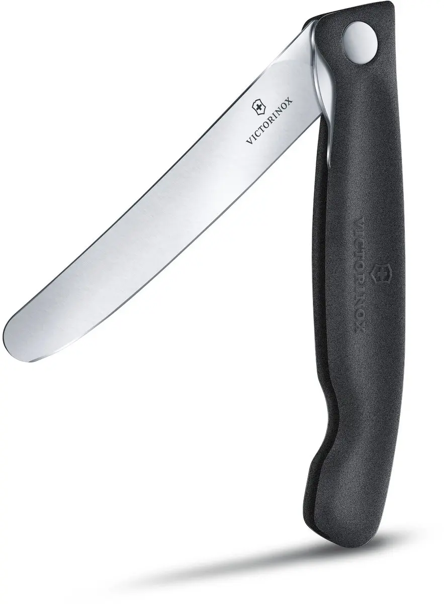 Victorinox Swiss Classic Tomatenmes inklapbaar 11cm - Zwart