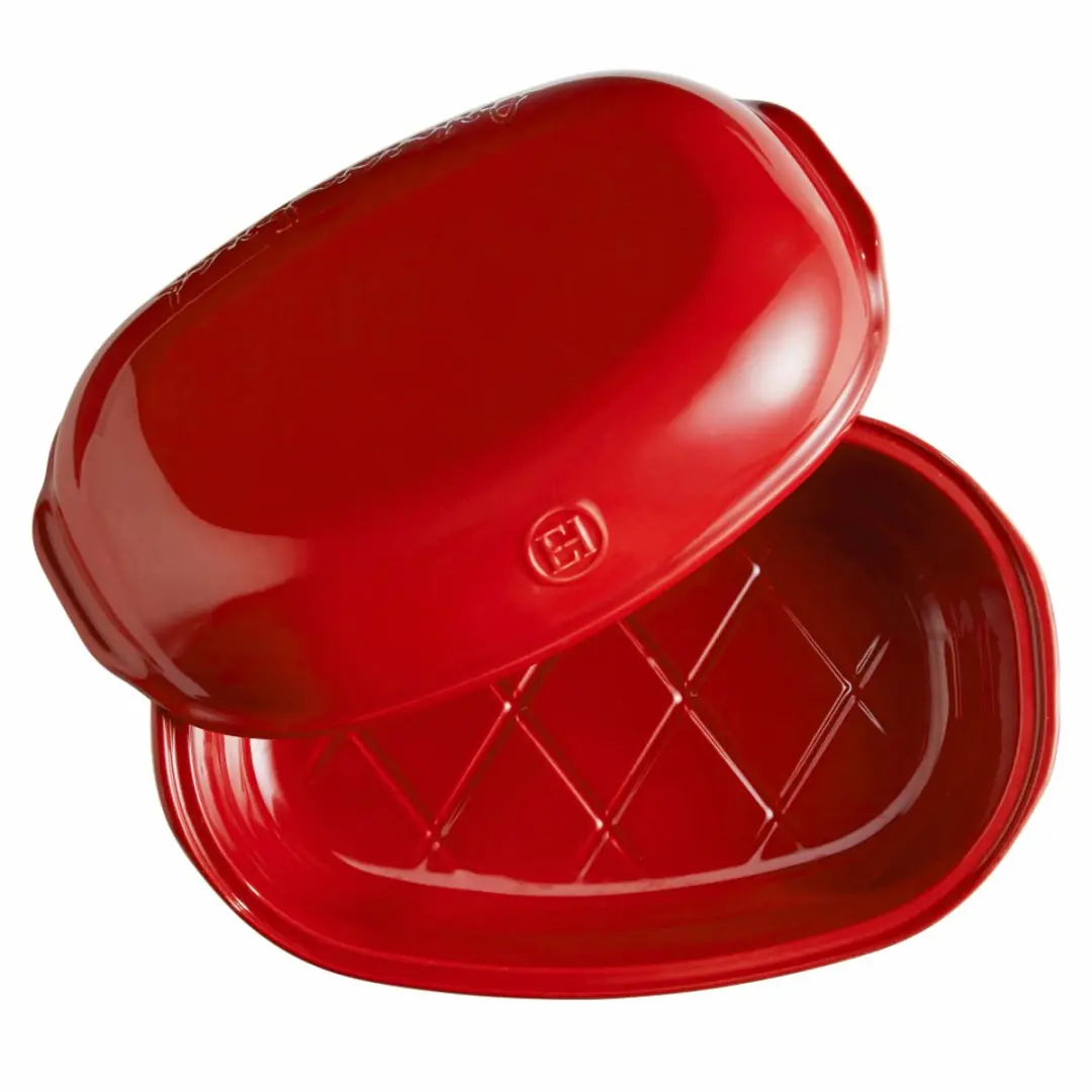 Emile Henry Grand Cru Broodbakvorm - 31x23x14,5cm - Rood