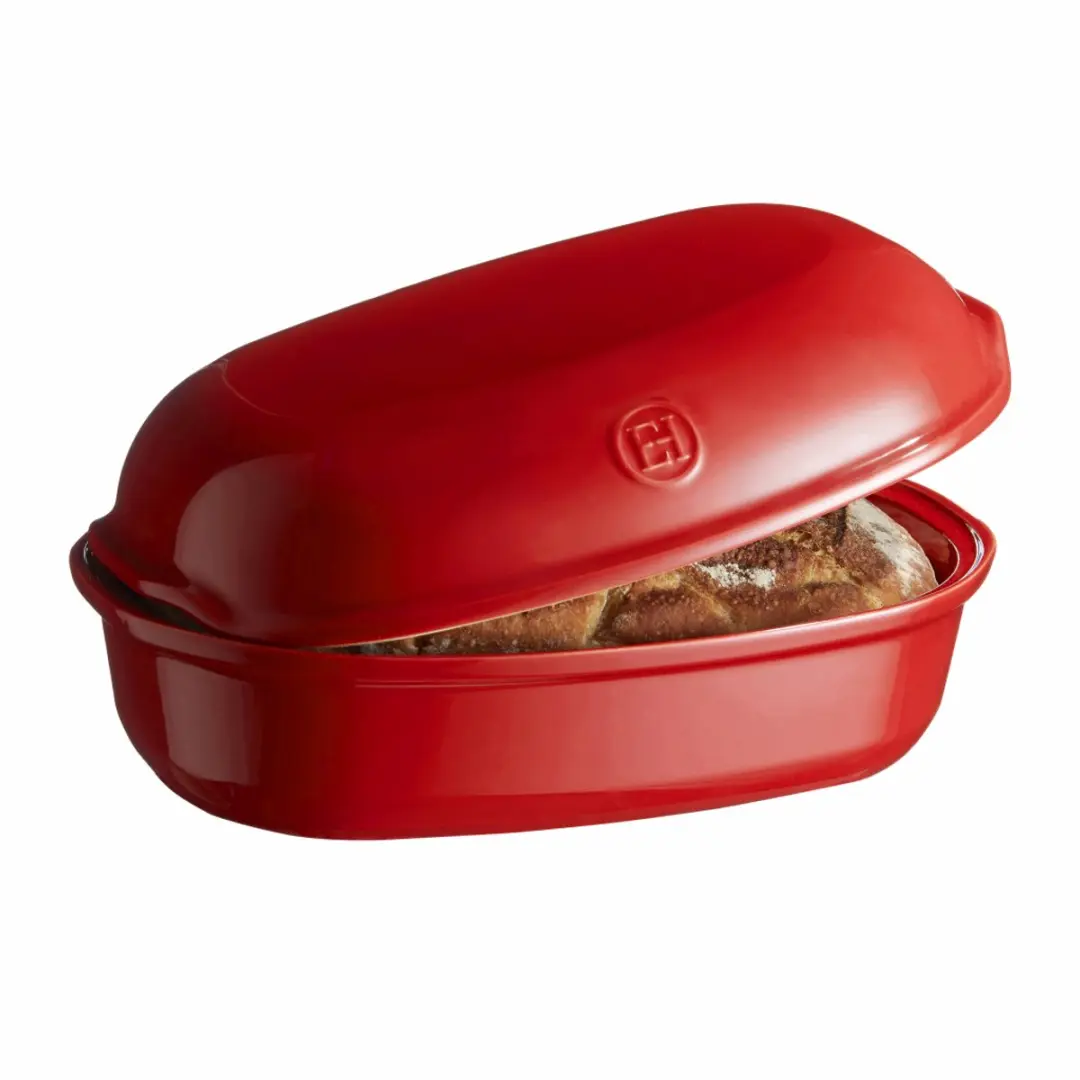 Emile Henry Grand Cru Broodbakvorm - 31x23x14,5cm - Rood