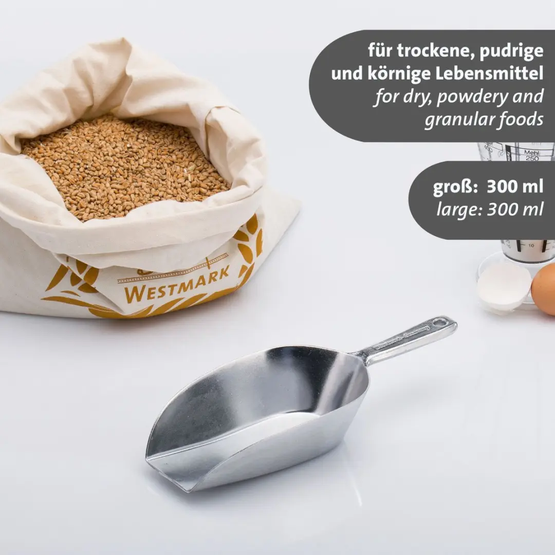 Westmark 2 Bak/Weeg/Vulscheppen 300ml - Aluminium - Zilver