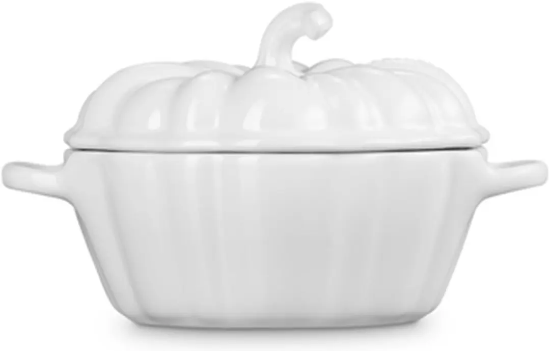 Le Creuset Mini-Braadpan Pompoen 16cm - 0,35L - Aardewerk - afbeelding 3 van 3