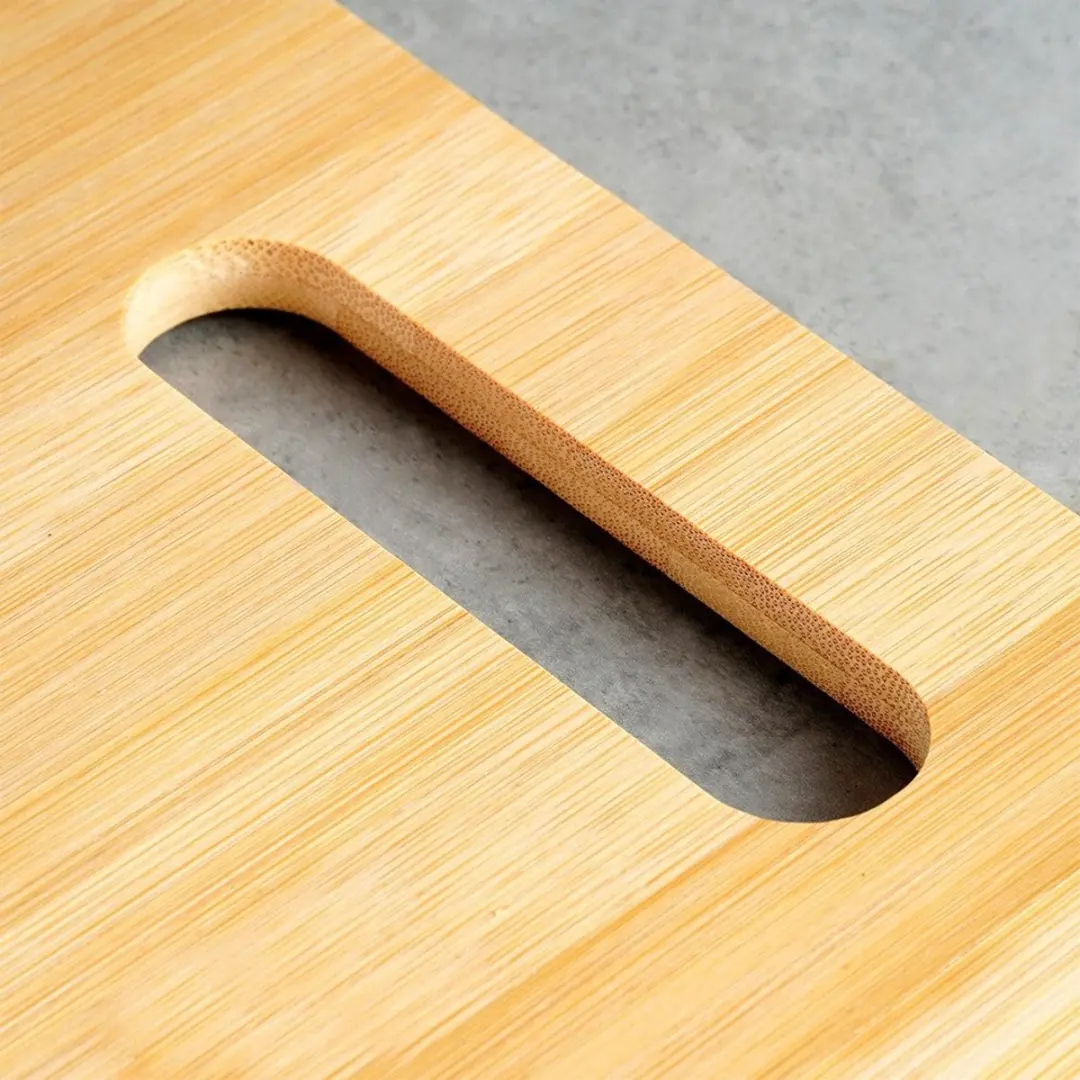 Excellent Houseware Bamboe Snijplank 40x25cm - Bruin - afbeelding 6 van 6