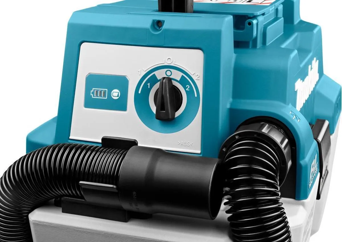 Makita DVC750LZX3 Accu Stofzuiger + Vloeistoffilter 18V Basic Body