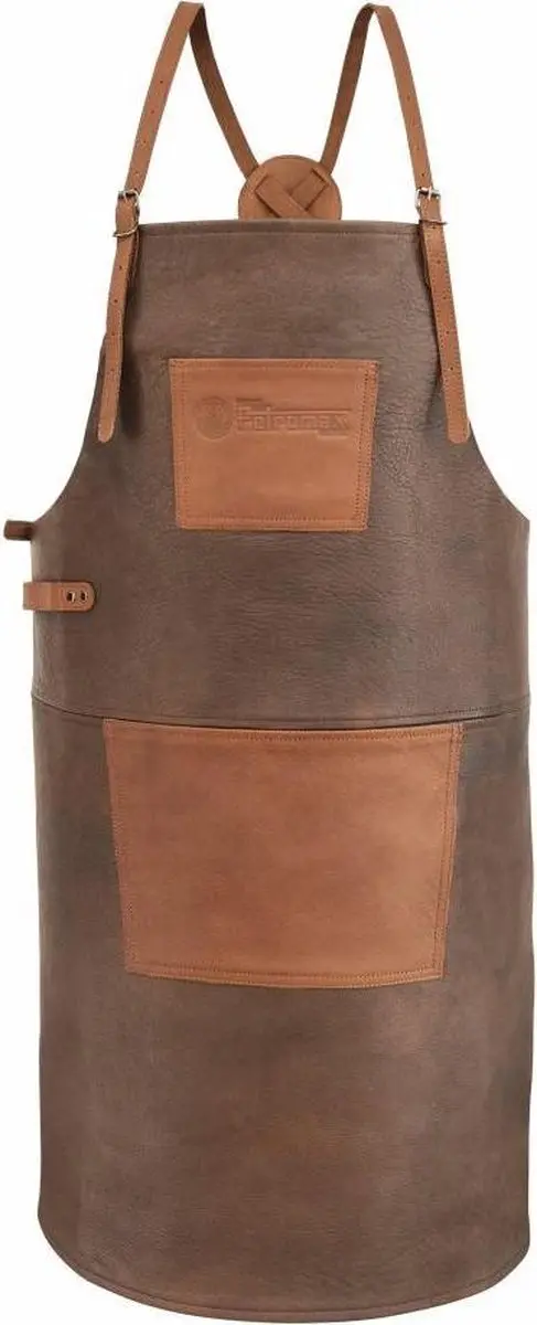 Petromax Rundlederen Schort Cross Straps