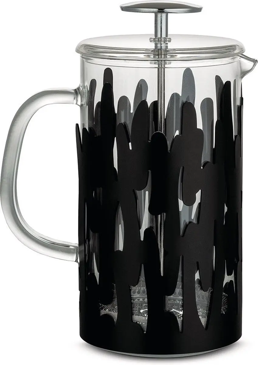 Alessi Barkoffee Koffiemaker 8T Roestvrijstaal - 0,75L - Doorzichtig