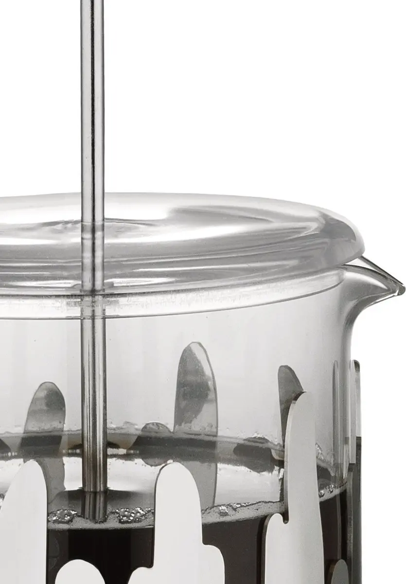 Alessi Barkoffee Koffiemaker 8T Roestvrijstaal - 0,75L - Doorzichtig