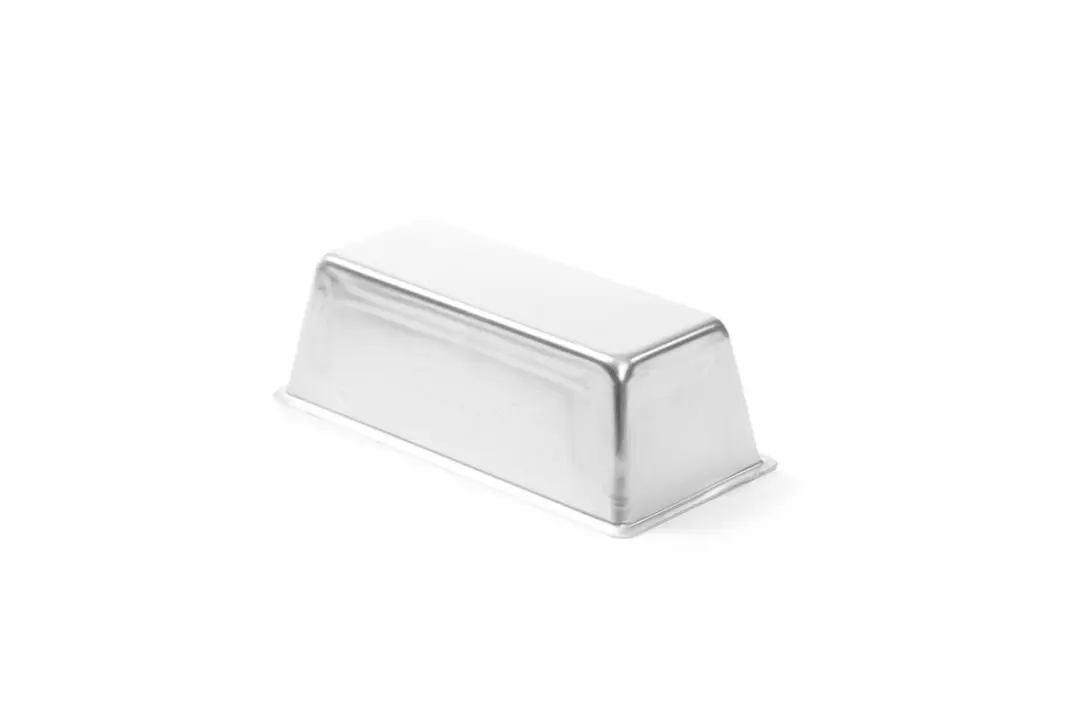 HENDI Rechthoekige Cakevorm 180x80x60mm - Aluminium - Zilver