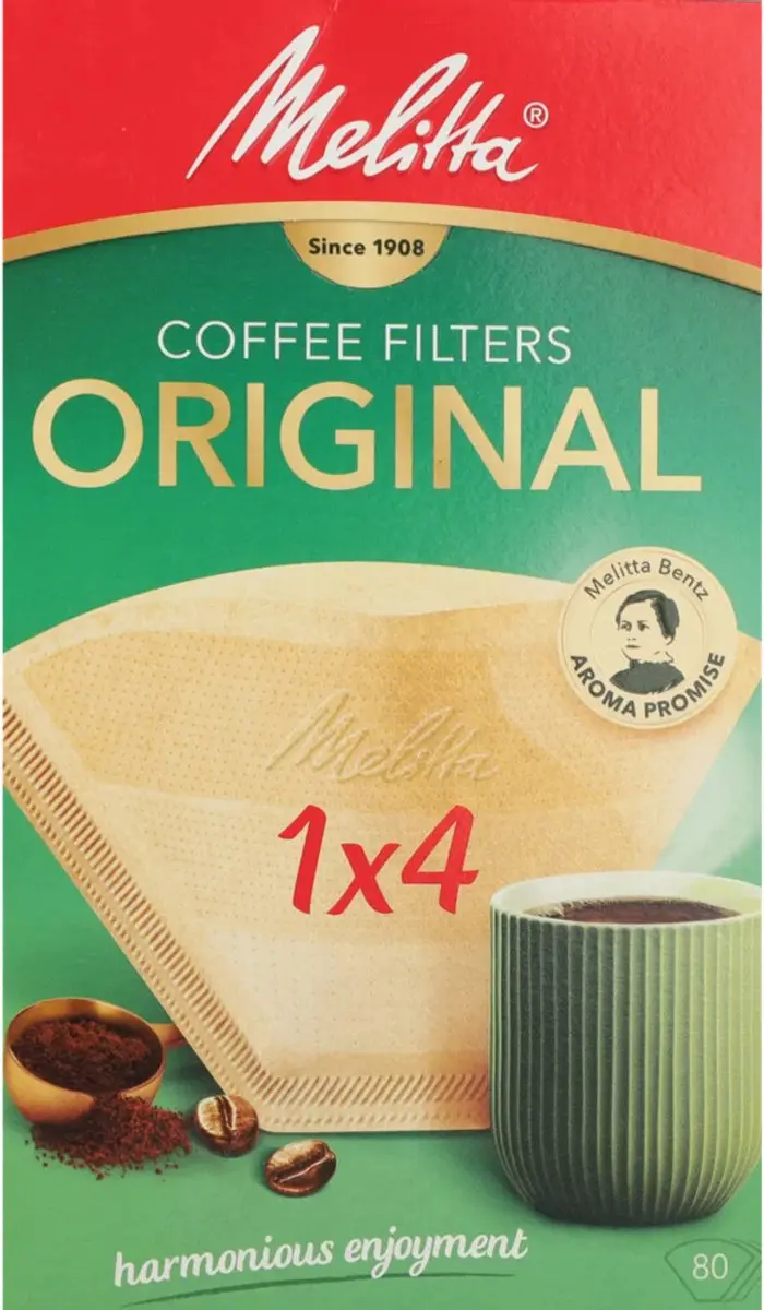 Melitta Koffiefilter 1x4 80 Stuks - Bruin - afbeelding 6 van 6