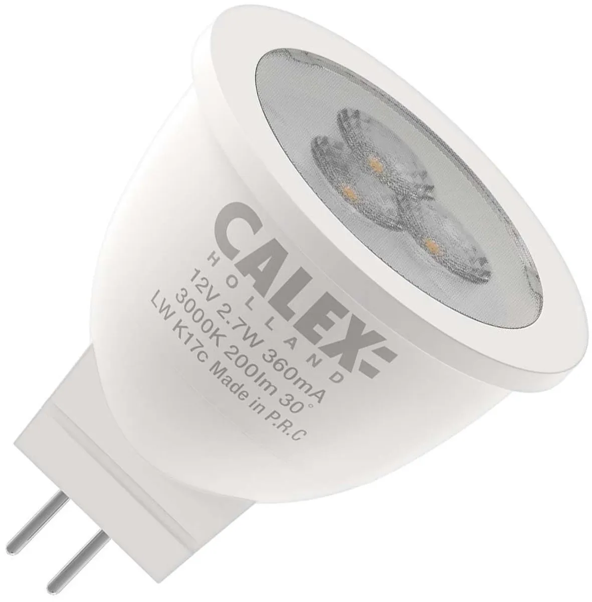 Calex LED Reflector MR11 GU4 2.7W - Wit