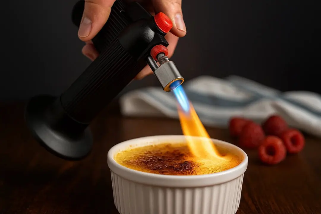 Cookinglife Crème Brûlée Brander - Gas - Rood - Navulbaar