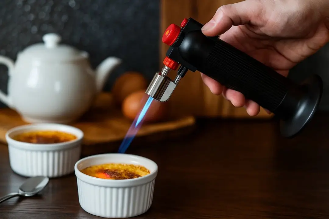 Cookinglife Crème Brûlée Brander - Gas - Rood - Navulbaar