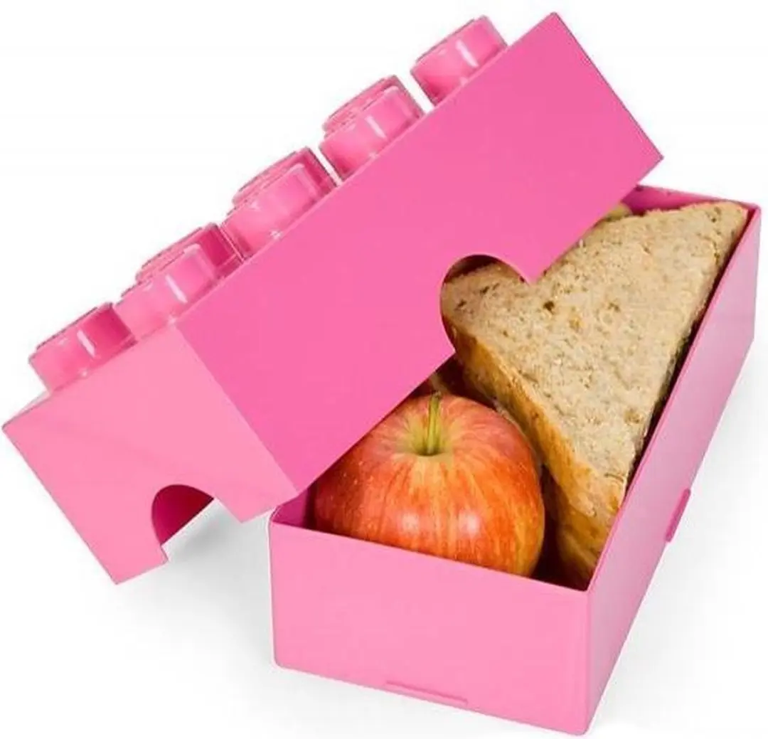 LEGO Lunchbox Brick 8 RC402397 - Roze - 0,95L